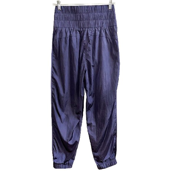 FP Movement The Way Home Joggers Violet Nylon Pants S Lightweight Activewear - Picture 4 of 6